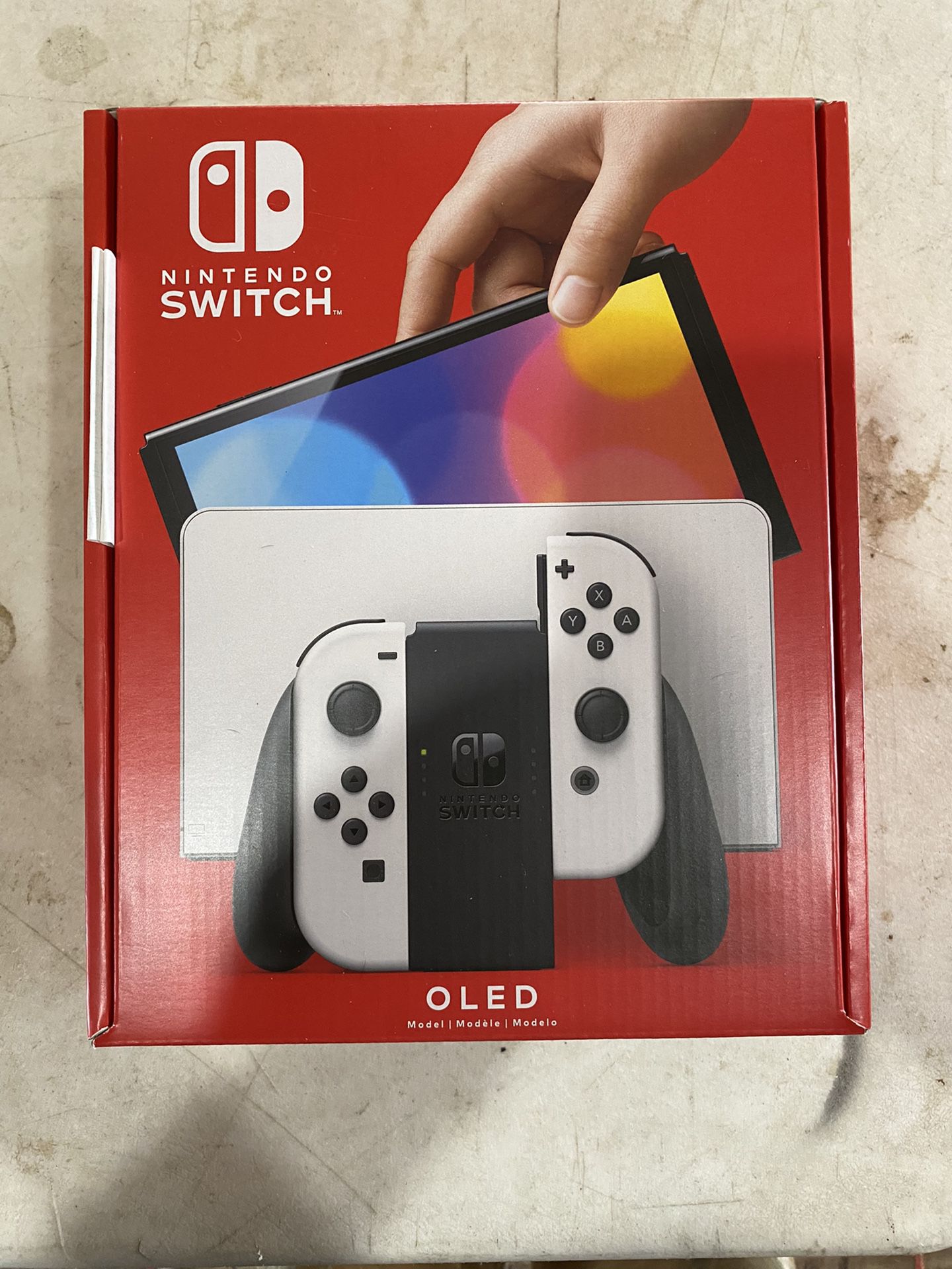 Nintendo Switch Oled White / Red & Blue