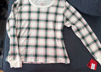 Wondershop At Target Womens Long Sleeve Plaid Pajama Top