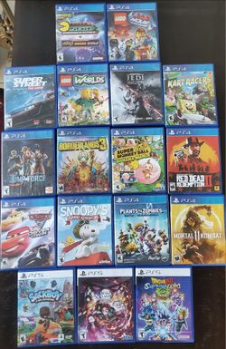 Ps4 and ps5 game's