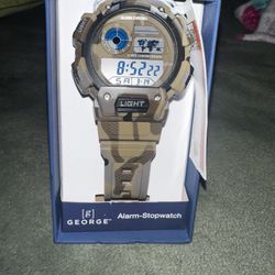 Brand New George Digital Sport Watch (Alarm, Stopwatch) – Camo