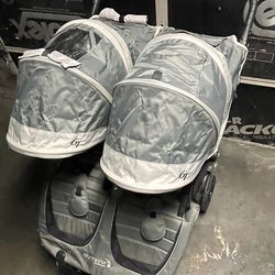 $300 OBO Baby Jogger CITY MINI GT DOUBLE With Attachments