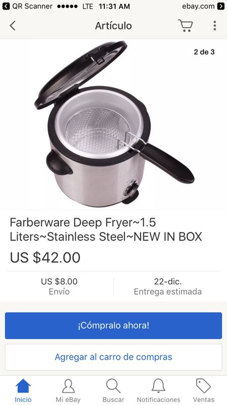 Farberware Silver 1.5 Liters DEEP FRYER