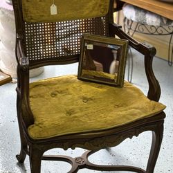 Antique Cane Chair 