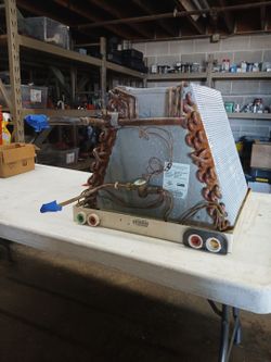 A coil. Evaporator
