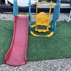 Kids Slide And Swing Set 