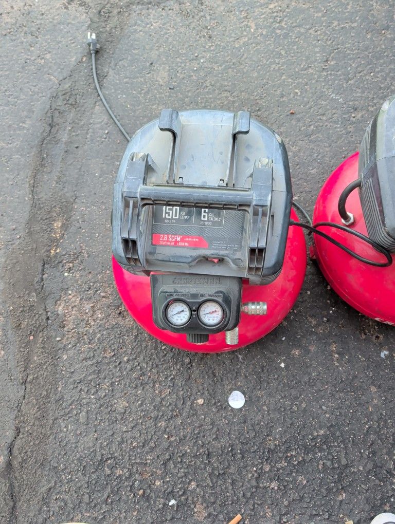 Craftsmen Air Compressor 150psi 6 Gal