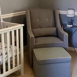 Glider Chair And Ottoman 