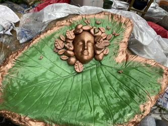 Large leaf sculpture