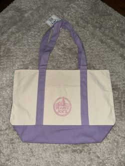 Trader Joe’s big Lavender tote