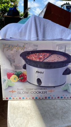 Dual Compartment Slow Cooker
