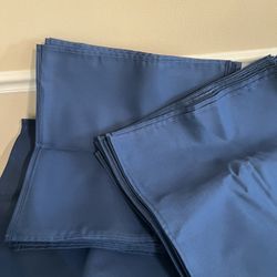 NEW! 20 X 20 NAVY BLUE COTTON NAPKINS 