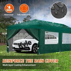 10x20 Canopy GazeboTent Party Pop Up With Sides