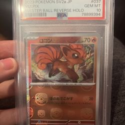 Vulpix Masterball PSA 10