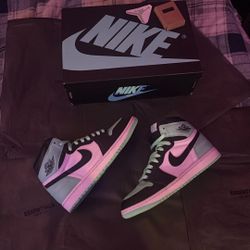 Green Glow High Top Air Jordan’s  %100 Authentic 