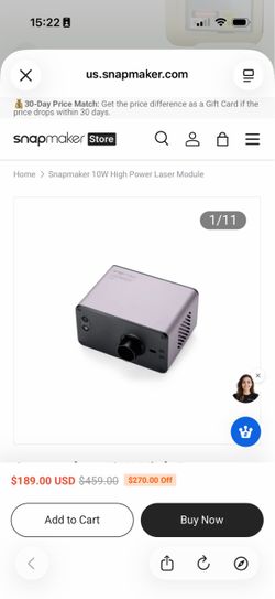 Snapmaker 10W High Power Laser Module