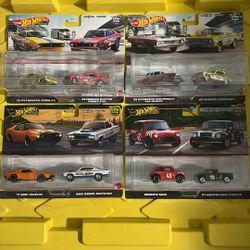 Hot Wheels Premium Car Culture 2 Packs 