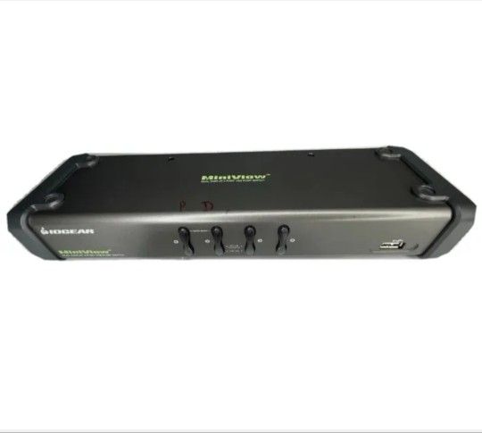ATEN IOGEAR MiniView (GCS1744) 4-Ports Dual View External KVM/audio/USB switch