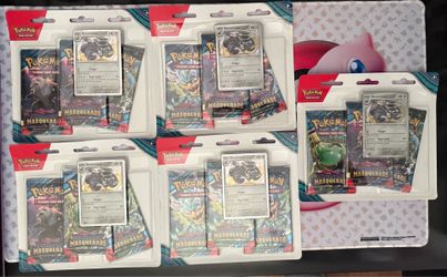 Pokemon Twilight Masquerade 3 pack blister [Revavroom] - Lot of 5
