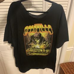 Welcome To Rockville Daytona Concert T Shirt Black Size XL 2021 Pre Owned Neck Cut