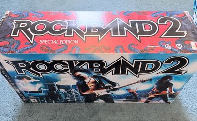 RARE Rock Band 2 Special Edition PS3 - Factory Sealed / Never Used
