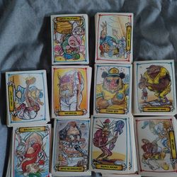 Lot Of 245 Baseballs Greatest Gross Outs Sticker Cards