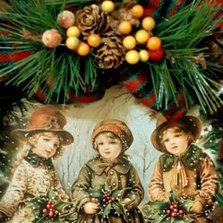 11" Handmade Jingle Bell Wreath 