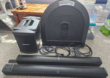 Bose PSI with B1 Bass Module and carrying Cases
