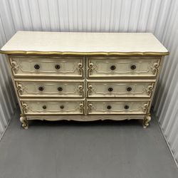 French Provincial Style Vintage Dresser In Good Shape.