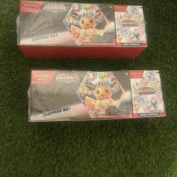 Pokemon Prismatic Evolution Booster Bundle + Surprise box bundle