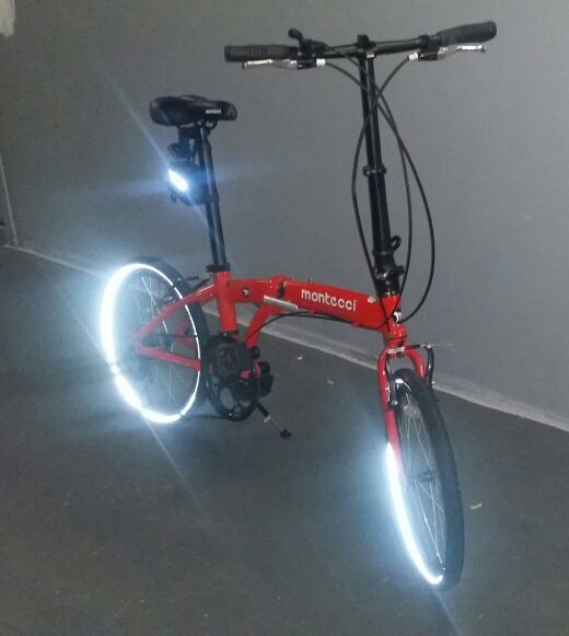 Montecci Folding Bike Like New Red