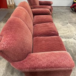 Vintage Couch And Matching Chair