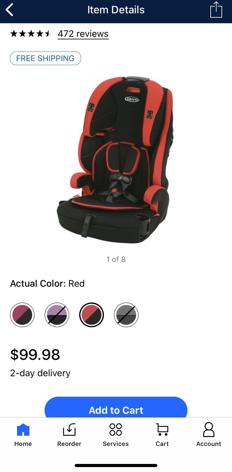 Graco Booster car seat