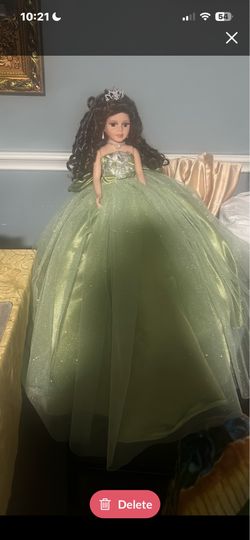 selling doll sage green