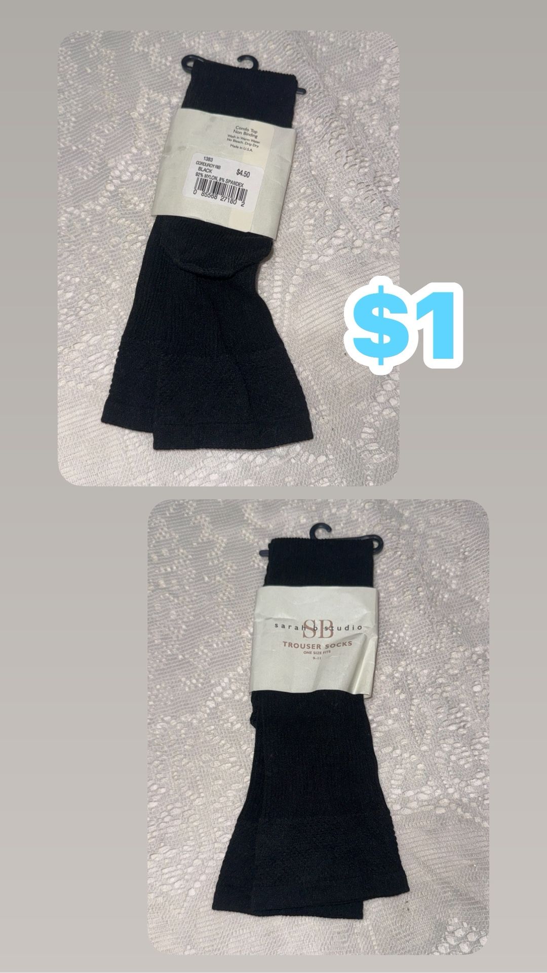 NEW ITEMS!! $1 SOCKS