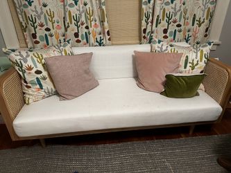 French Cane Daybed - Natural