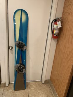 Burton ALPS 6.3 Alpine Carving Snowboard 163cm w/Ski Boot Binding Setup