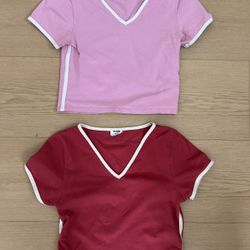 Two Cotton On Crop tops 