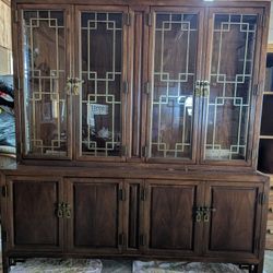 Vintage Century Furniture China Hutch By Raymond Sabota 
