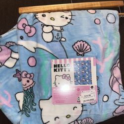 Hello Kitty Mermaid Blanket 