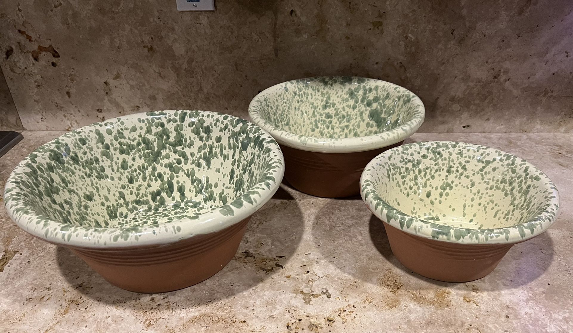 Italian Terracotta Passata Bowls BEAUTIFUL PRICE IS FIRM