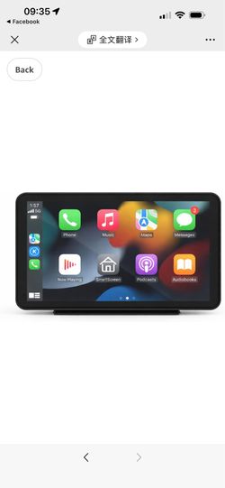 Brand new in box unopened    Wireless Carplay Screen for Car,7" Portable Apple Carplay and Android auto，1080P Backup Camera, GPS Navigation, Mirror Li