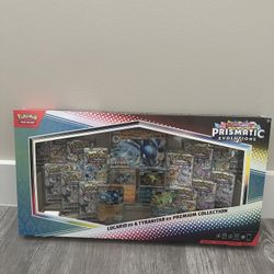 Pokemon Cards Pokémon Scarlet, And Violet Prismatic Evolution Lucario EX & Tyranitar EX premium collection