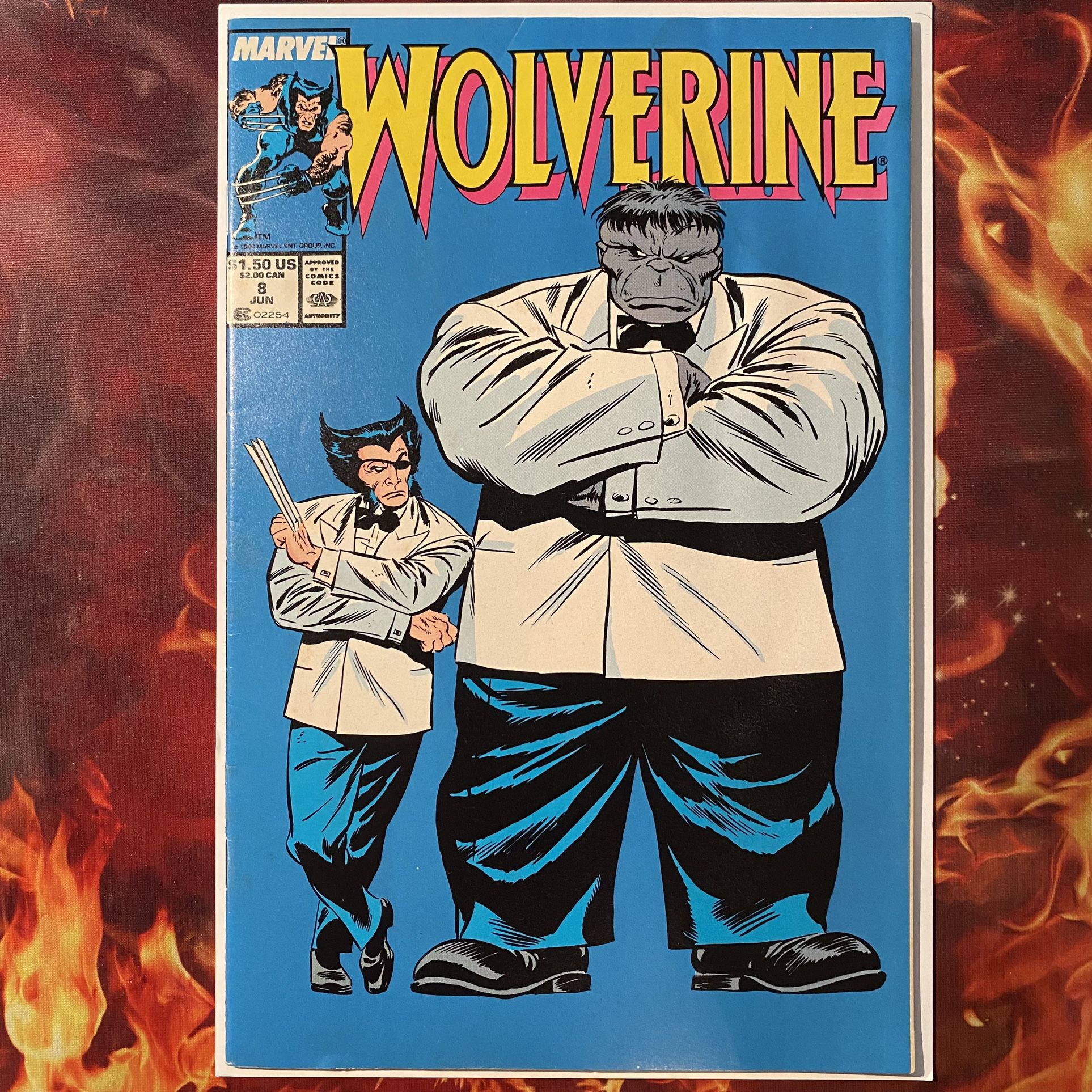 1989 Wolverine #8 (Iconic Buscema Joe Fixit Cover)