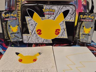 Pokemon Celebrations Empty Collector's Chest with Extras