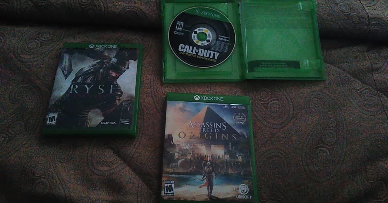 3 Xbox one games, $15 each or all 3 for $35