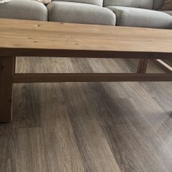 Rustic coffee Table From (RH) 
