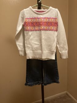 Size 4T Children’s Place Jeans/4-5T Sweater 