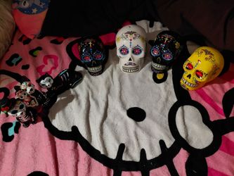 Day of the Dead Sugar Skull Figurine Collection