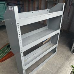 Steel Shelving With Open Back