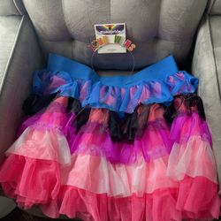 Pride Rainbow Tulle Skirt And Metal Love Wins Headband